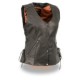 Milwaukee Ladies Leather Snap Front Vest with Side Lace