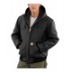 Carhartt Mens Duck Active Jac Quilted/Flannel Lined J140BLK